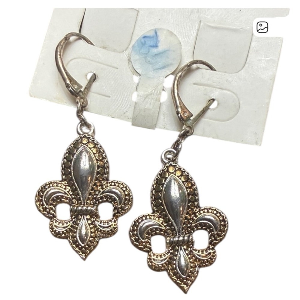 FLEUR DI LES ladies pierced earrings brand new new with tags never worn